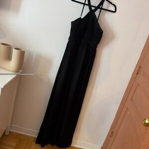 MANIJU long black dress size L